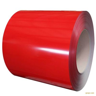 Meter Berjalan 285-295 M Per Ton Prepainted Steel Coil Disesuaikan RAL Color Range Top Coating 14-20 Mikron Perlindungan tahan lama