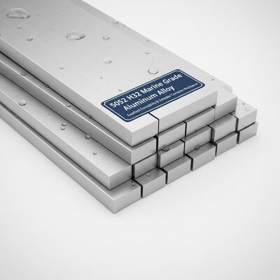 5052 H32 Bar Lembar Aluminium Paduan Kelas Marinir dengan Formabilitas yang Luar Biasa dan Ketahanan Korosi air asin