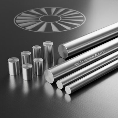 2017 T4 High Strength Aerospace Grade Aluminium Alloy Round Bar untuk Precision Machined Stock