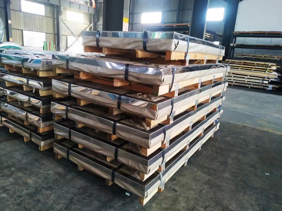 Hot Rolled Poli 304 Stainless Steel Sheet dengan 0,3mm 6mm dan 28,0 x 106 Psi Modulus Elastisitas