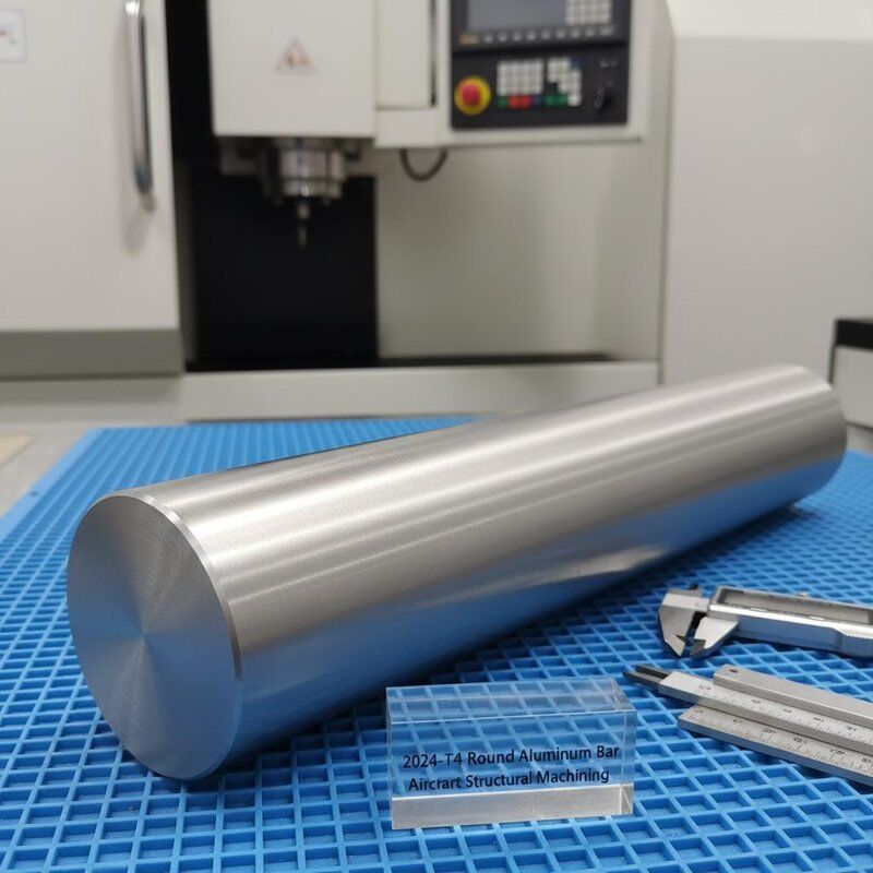 2024 T4 Bar Aluminium Bulat Untuk Mesin Struktur Pesawat Dengan Ketahanan Keletihan Tinggi