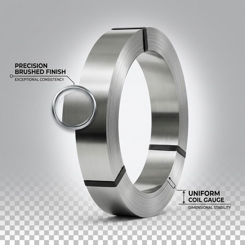 Magnetic Ferritic 430 Stainless Steel Coil dengan 2B BA Finish untuk Induksi Cookware 0.3mm-2.0mm Ketebalan